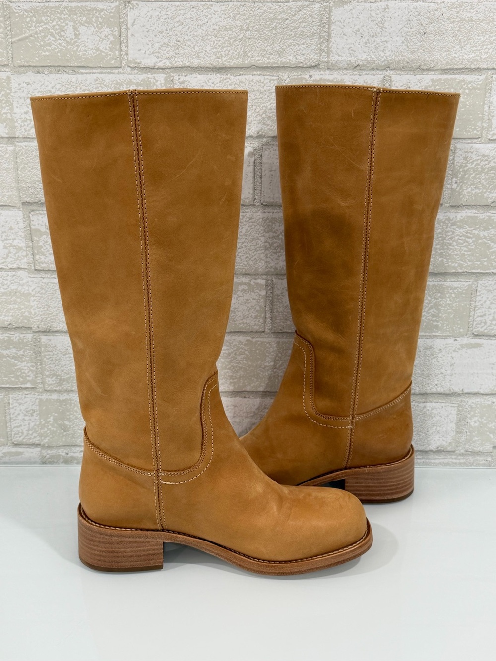 STEVE MADEN RIGGS BANANA LEATHER BOOTS - SIZE - 8.5 .US - Picture 2 of 16